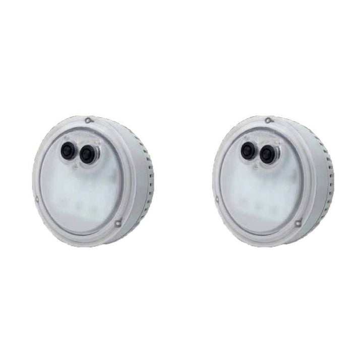 Intex PureSpa Multi Colored LED Light Accessory for Bubble Spa Hot Tub (2 Pack)