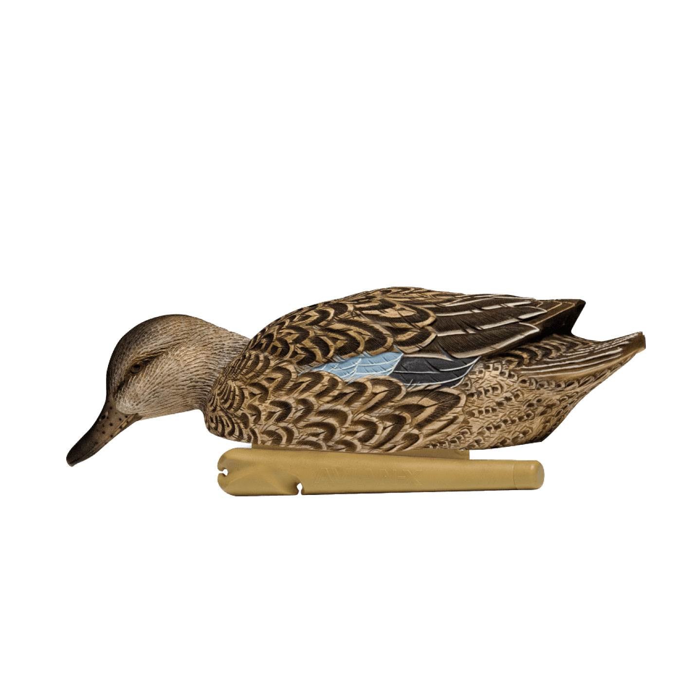 Avian X Top Flight Blue Winged Duck Floater Decoy, Blue (6 Pack) (Open Box)