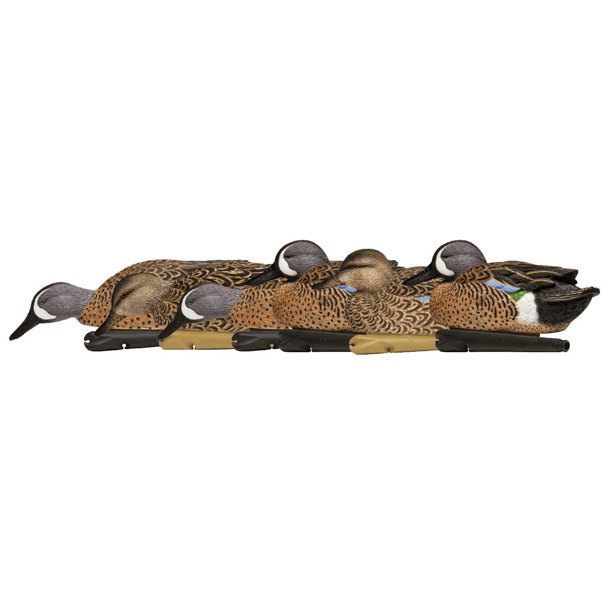 Avian X Top Flight Blue Winged Duck Floater Decoy, Blue (6 Pack) (Open Box)