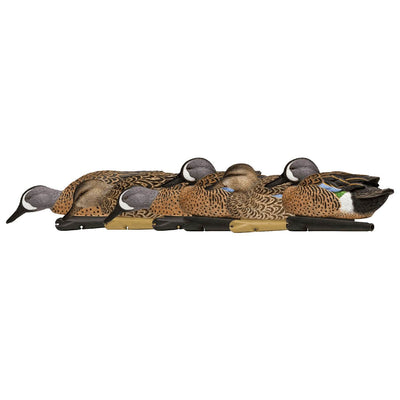 Avian X Top Flight Blue Winged Duck Floater Decoy, Blue (6 Pack) (Open Box)