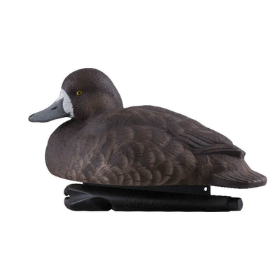 Avian X Top Flight Blue Bill Duck Hunting Floater Decoys, Black & Brown (6 Pack)