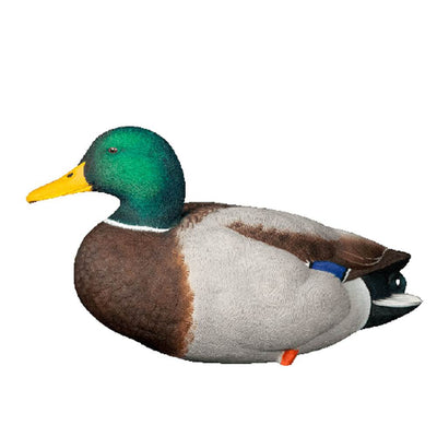 Avian X Top Flight Full Body Mallard Duck Hunting Floater Decoys, Green (6 Pack)