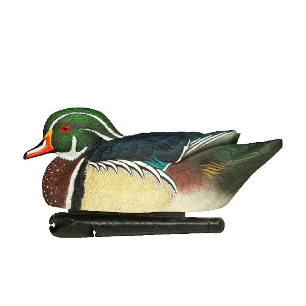 Avian X Top Flight Wood Duck & Mallard Floater Decoys, Green (6pk) (Open Box)