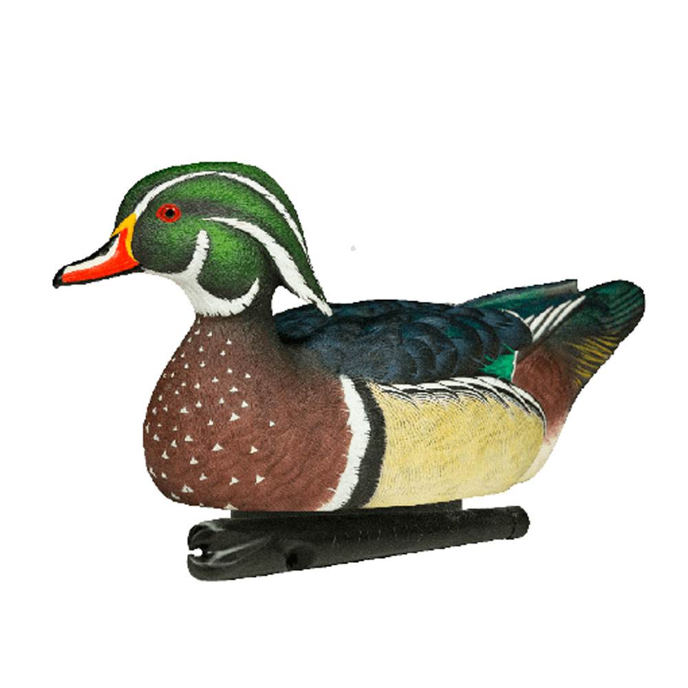 Avian X Top Flight Wood Duck & Mallard Floater Decoys, Green (6pk) (Open Box)