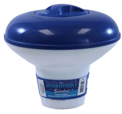 Intex Swimming Pool Pole Kit w/ Skimmer & Hydrotools Floating Chlorine Dispenser - VMInnovations