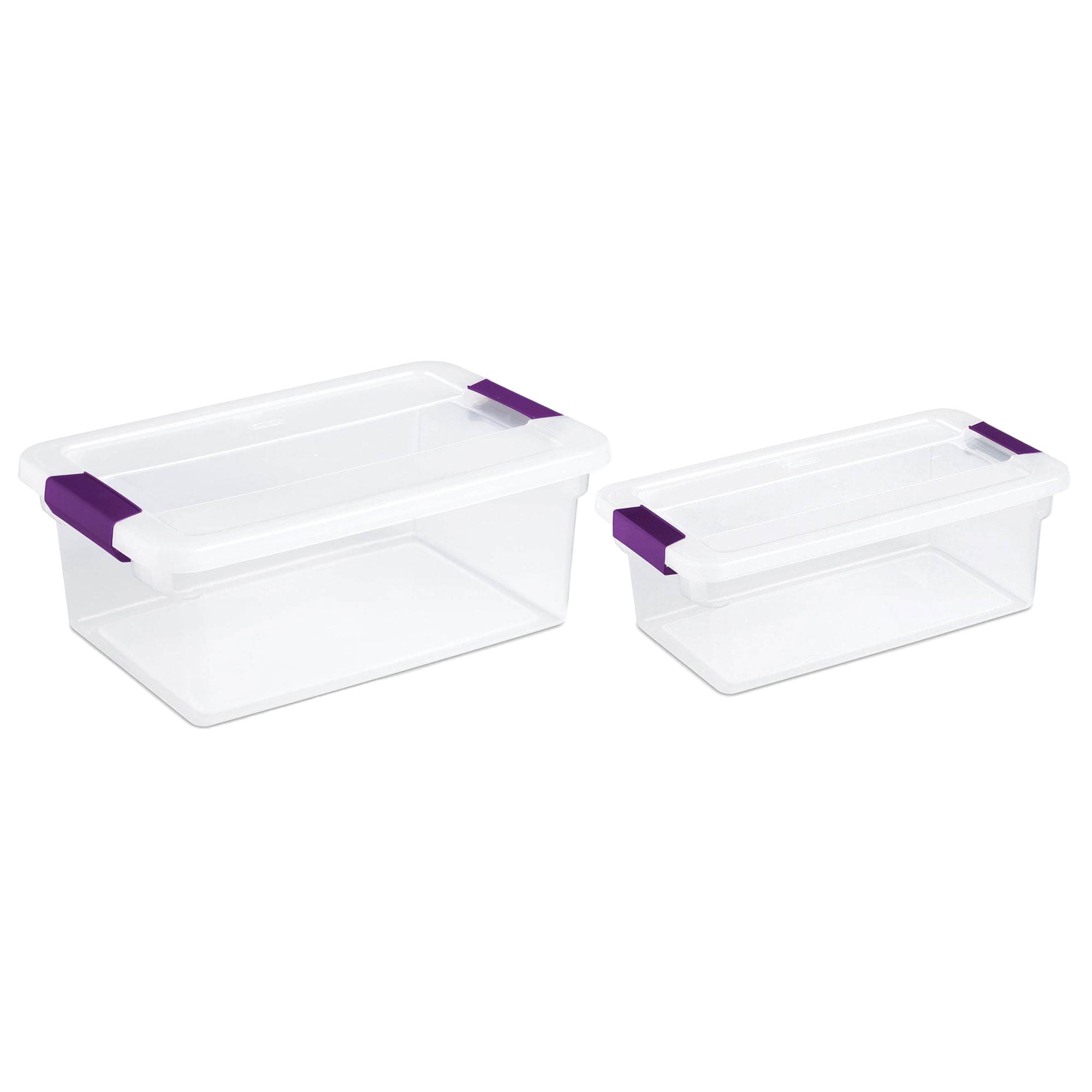 Sterilite 15 Quart Storage Tote, 12 Pack, and 6 Quart Storage Tote, 12 Pack - VMInnovations