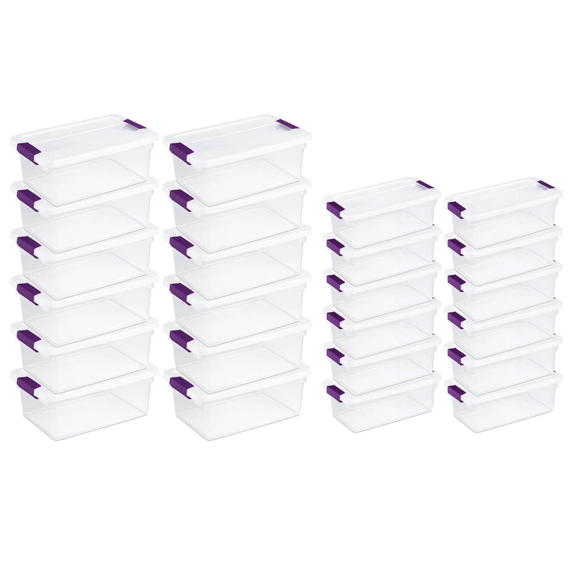 Sterilite 15 Quart Storage Tote, 12 Pack, and 6 Quart Storage Tote, 12 Pack