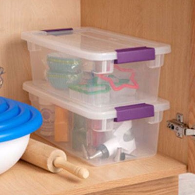 Sterilite 15 Quart Storage Tote, 12 Pack, and 6 Quart Storage Tote, 12 Pack - VMInnovations