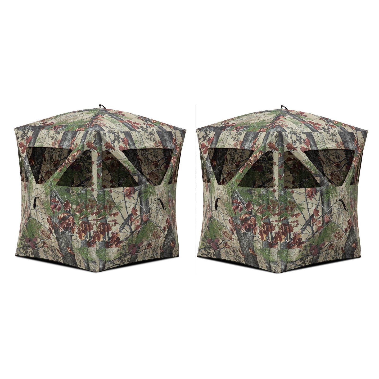 Barronett Blinds Radar Portable Pop-Up Hunting Ground Blind, Backwoods (2 Pack) - VMInnovations