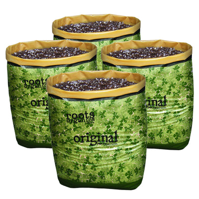 Roots Organics Hydroponic Gardening Coco Fiber Potting Soil, 1.5 cu ft (4 Pack)