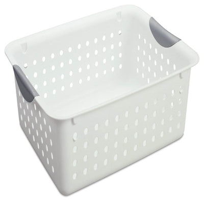 Sterilite Large Ultra Storage Basket (6 Pack) + Medium (6 Pack) + Small (Dozen) - VMInnovations