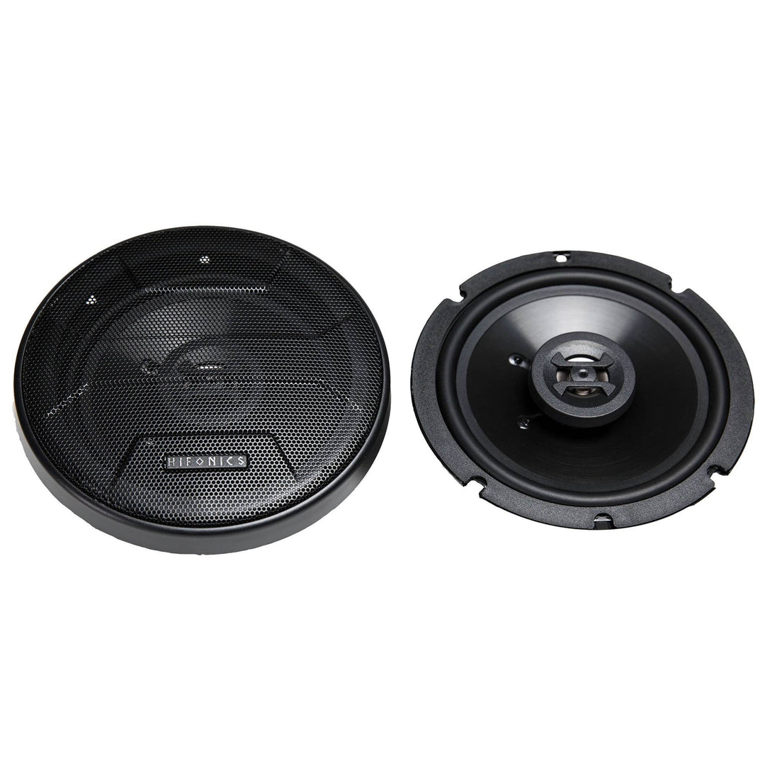 Hifonics Zeus ZS65CXS 6.5 Inch 3 Way 300W Shallow Coaxial Speakers, 2 Pair