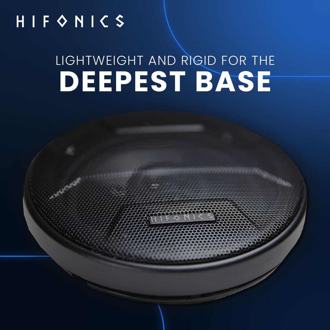 Hifonics Zeus ZS65CXS 6.5 Inch 3 Way 300W Shallow Coaxial Speakers, 2 Pair