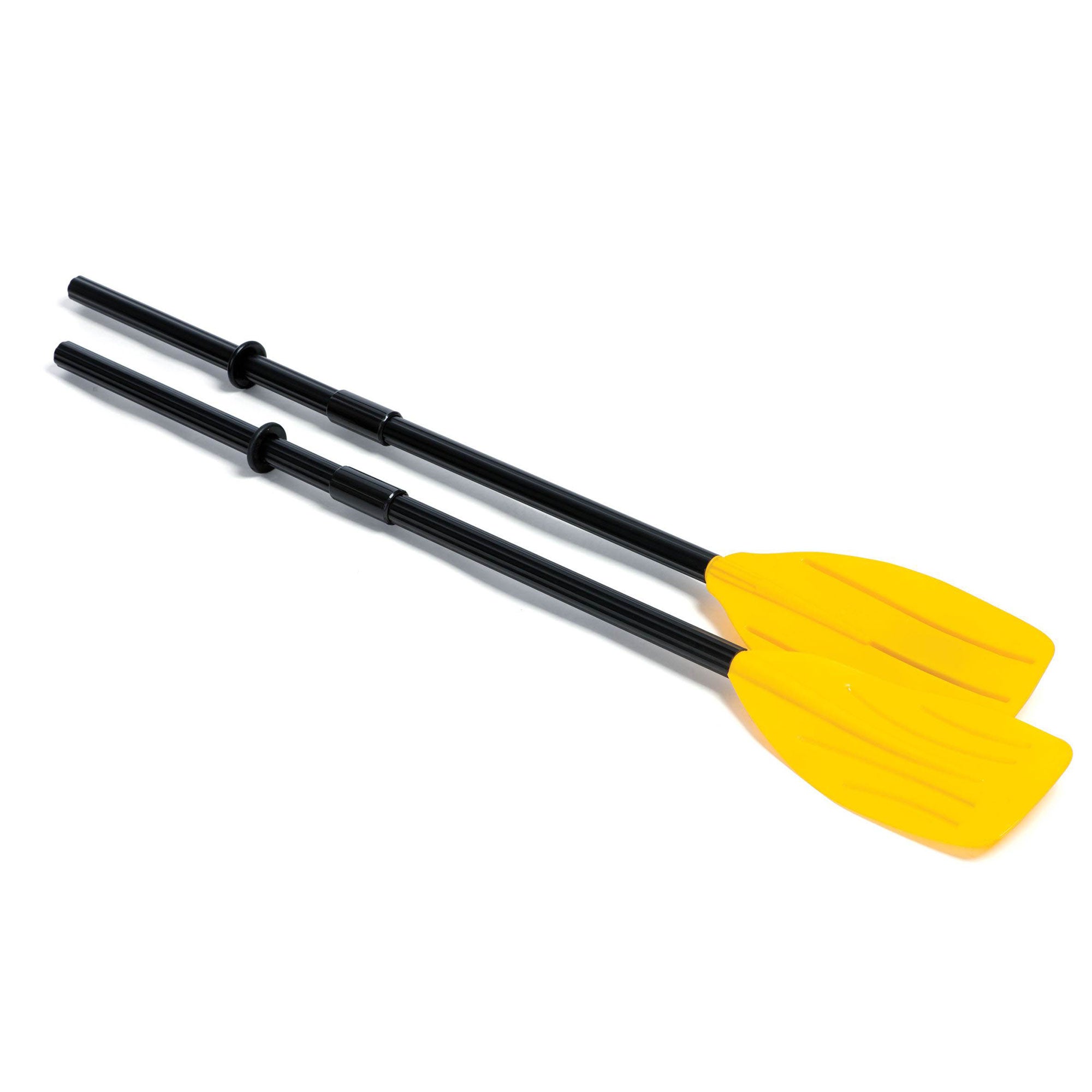 Intex Set of 48" Paddles Plastic Ribbed French Oars for Inflatable Boat (4 Pack) - VMInnovations
