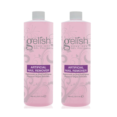 NEW Gelish Artificial Refill Soak Off Gel Nail Polish Remover 480mL (2 Pack) - VMInnovations
