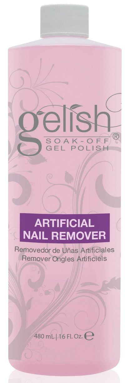 NEW Gelish Artificial Refill Soak Off Gel Nail Polish Remover 480mL (2 Pack)