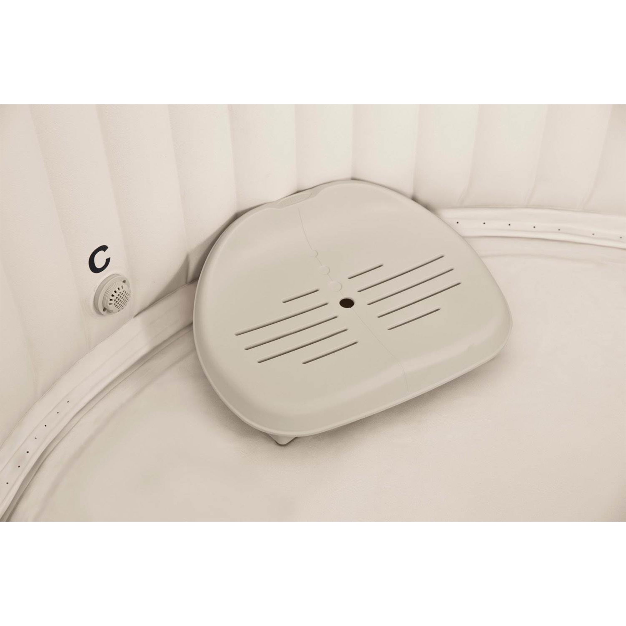 Intex Seat For Inflatable PureSpa Hot Tub + Battery LED Light For Bubble Spa - VMInnovations