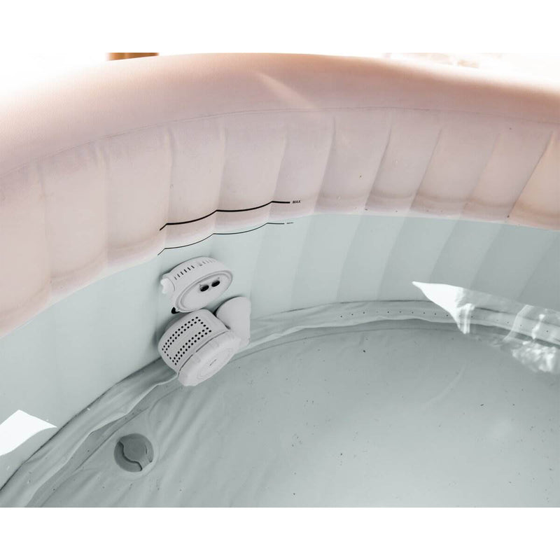 Intex Seat For Inflatable PureSpa Hot Tub + Battery LED Light For Bubble Spa