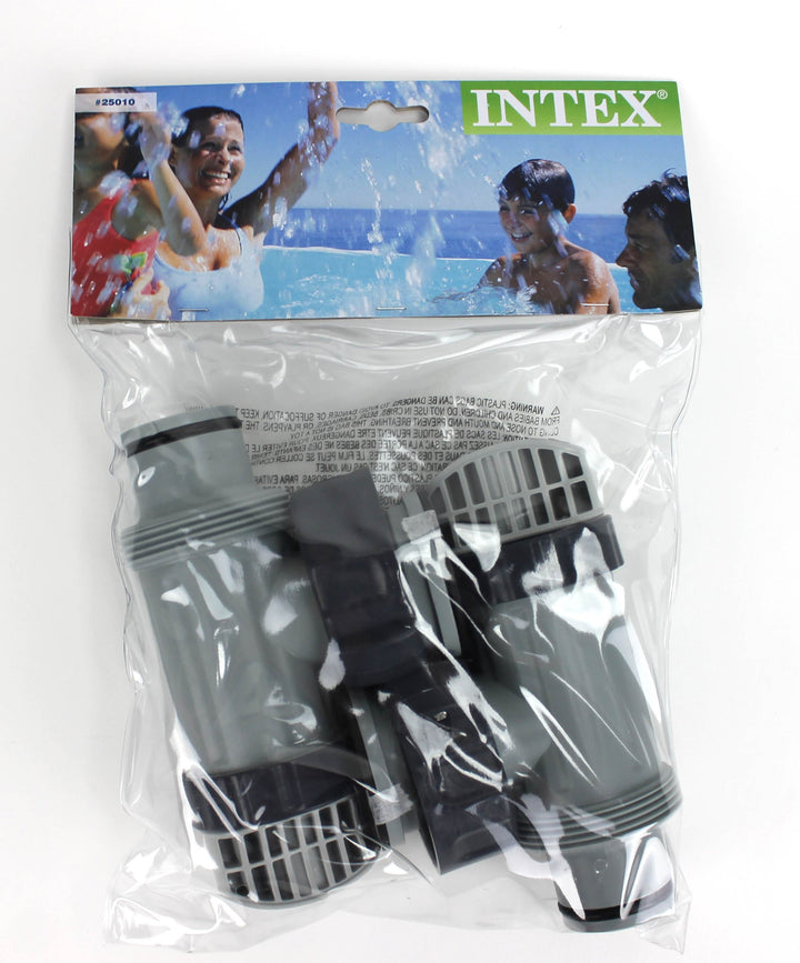 Intex Plunger Valve Part (2 Pack) +1.5 Inch Pool Pump Replacement Hose (2 Pack)