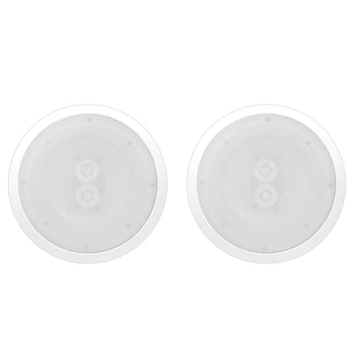 Pyle 6.5 Inch 300W Home Audio In-Ceiling or Outdoor Speaker Waterproof (2 Pack)