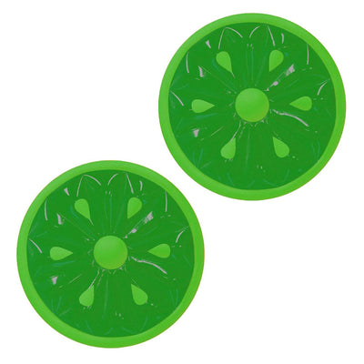 Swimline 60-Inch Inflatable Heavy-Duty Swimming Pool Lime Slice Float (2 Pack)