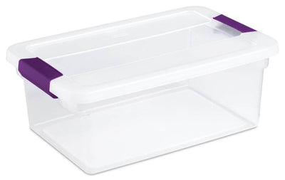 Sterilite 15 Qt. Plastic Stackable Storage Container Tote with Lid (48 Pack) - VMInnovations