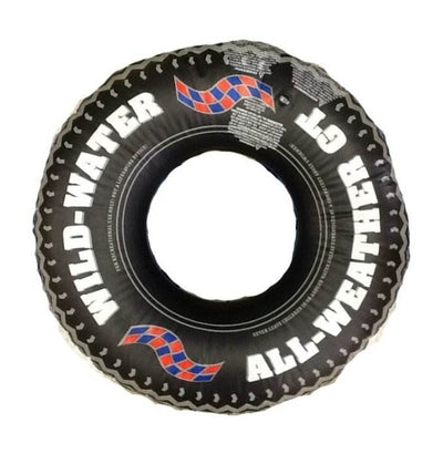 Swimline 36" Inflatable American Flag Swimming Pool Tube + Tire Tube Float Set
