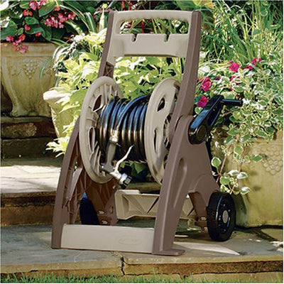 Suncast 175' Hosemobile Garden Hose Reel Cart with Leader Hose (Open Box) - VMInnovations