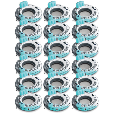 Intex River Run 1 53" Inflatable Floating Tube Lake Pool Ocean Raft (18 Pack)
