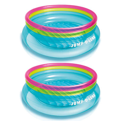 Intex Inflatable 80-Inch Jump-O-Lene Ring Bouncer For Kids Ages 3-6 (2 Pack)