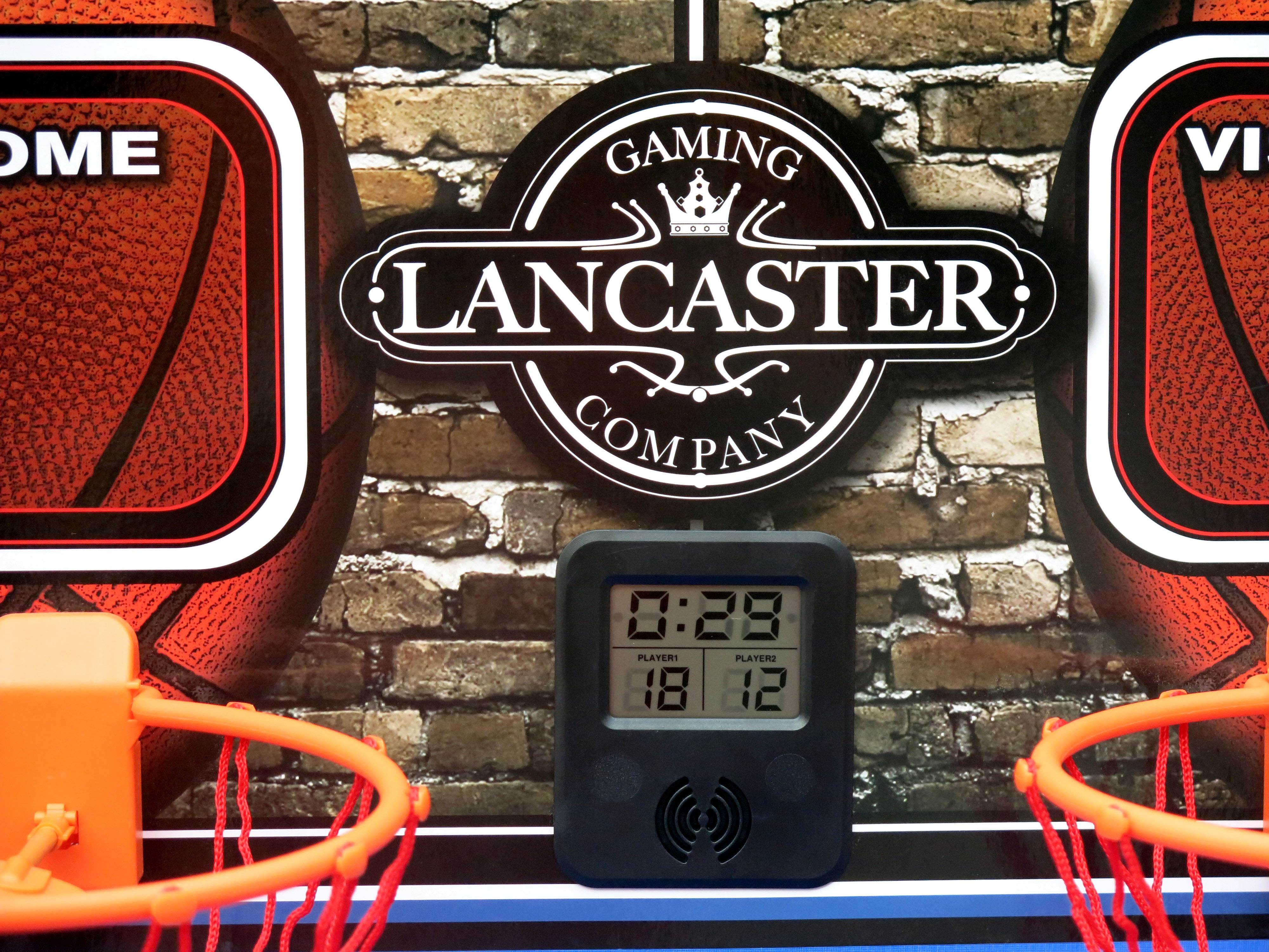 Lancaster Sports EZ-Fold 2 Player Traditional Arcade Basketball Game (2 Pack)
