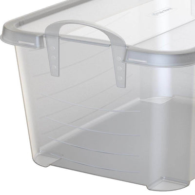 Life Story Clear Stackable Closet Organization & Storage Box, 55 Quart (8 Pack) - VMInnovations