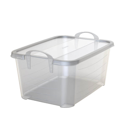 Life Story 55 Quart Stackable Storage Bin, Light Duty Container, Clear, 18 Pack - VMInnovations