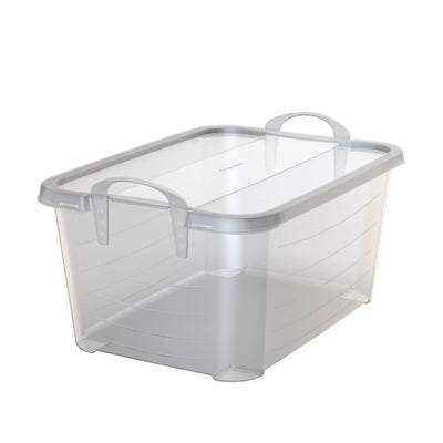 Life Story Clear Stackable Closet Organization & Storage Box, 55 Quart (24 Pack) - VMInnovations