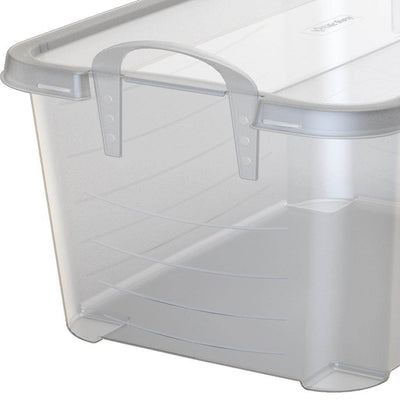 Life Story Clear Stackable Closet Organization & Storage Box, 55 Quart (24 Pack) - VMInnovations