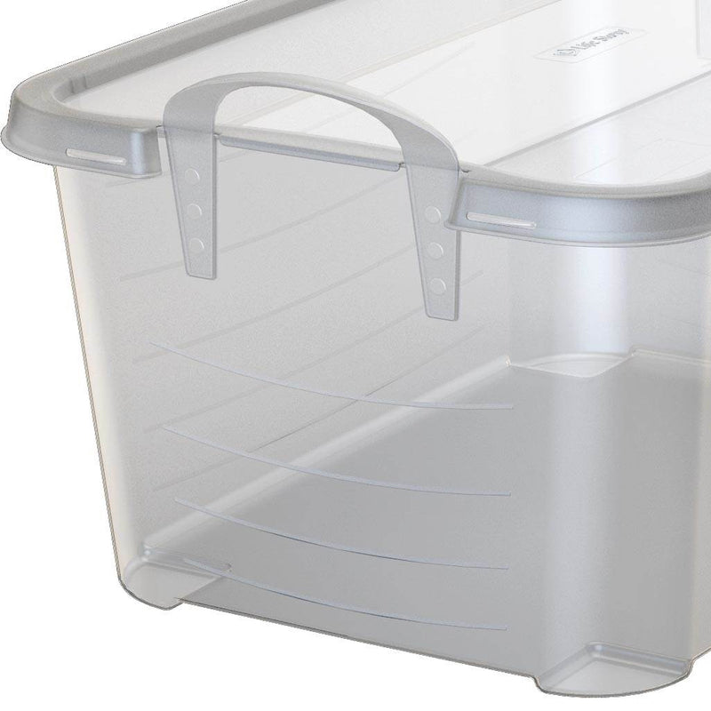 Life Story Clear Stackable Closet Organization & Storage Box, 55 Quart (24 Pack) - VMInnovations