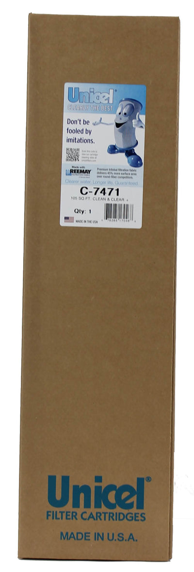Unicel C-7471 Replacement 105 Sq Ft Pool Filter Cartridge, 168 Pleats (8 Pack)