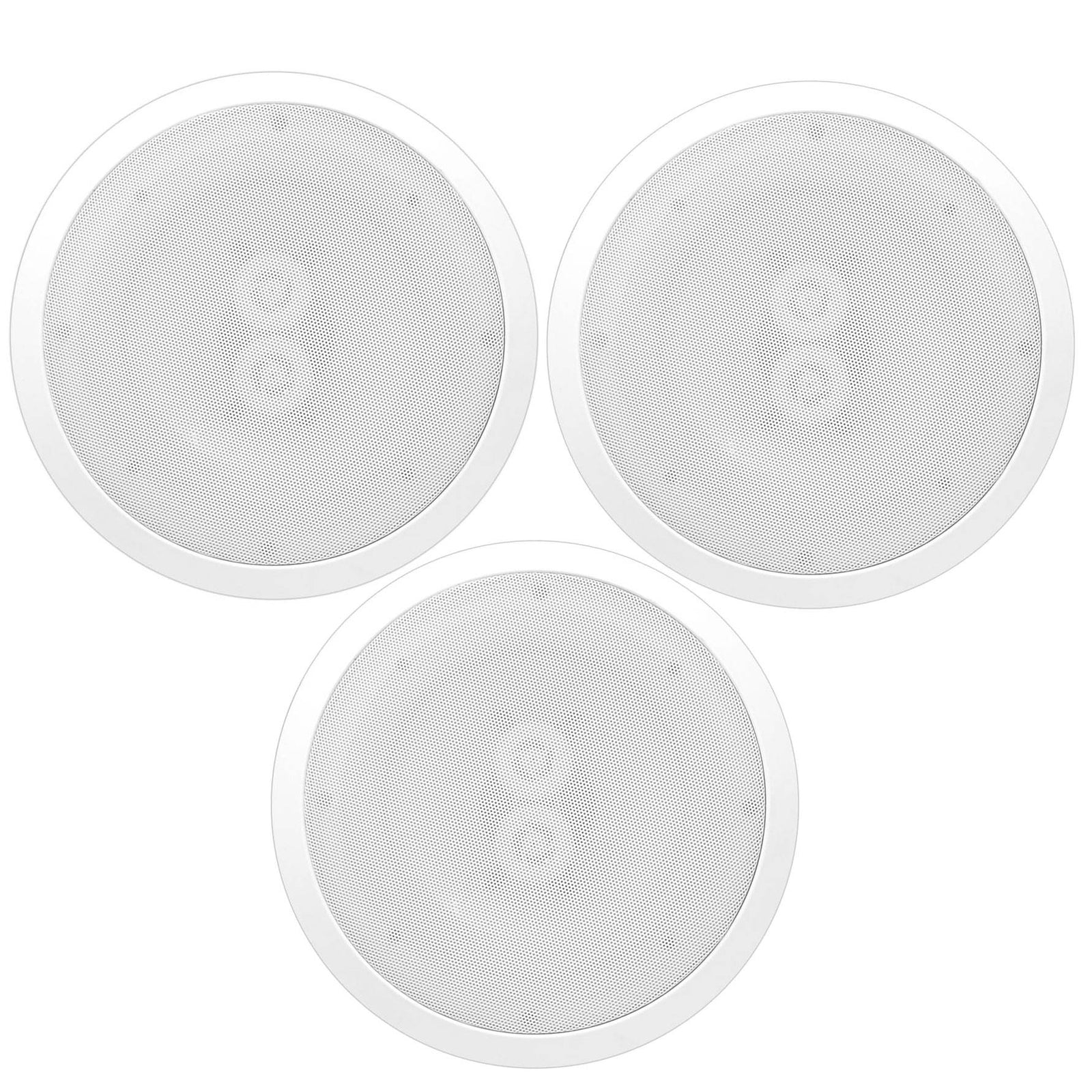 Pyle PWRC82 8 Inch 2 Way Indoor/Outdoor Waterproof Ceiling Speakers, (3 Pack) - VMInnovations