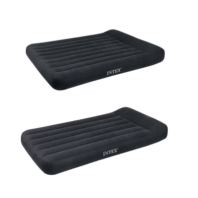 Intex Queen Airbed / Built-in Pump w/ Intex Twin Airbed w/ Built-in Pump