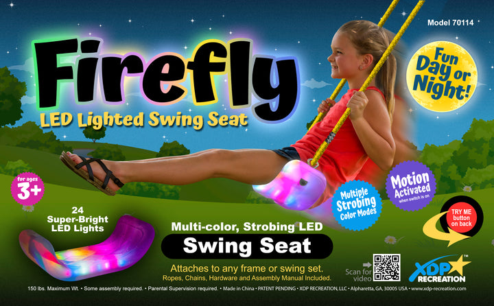 XDP Recreation Firefly Outdoor LED Kids Tree Swing with Hardware (For Parts)