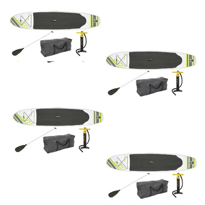 Bestway Inflatable Hydro Force Wave Edge 122" x 27" Standup Paddle Board, 4 Pack