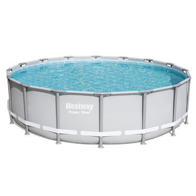 Bestway 16'x48" Power Steel Frame Above Ground Pool Set with Filter (Open Box)