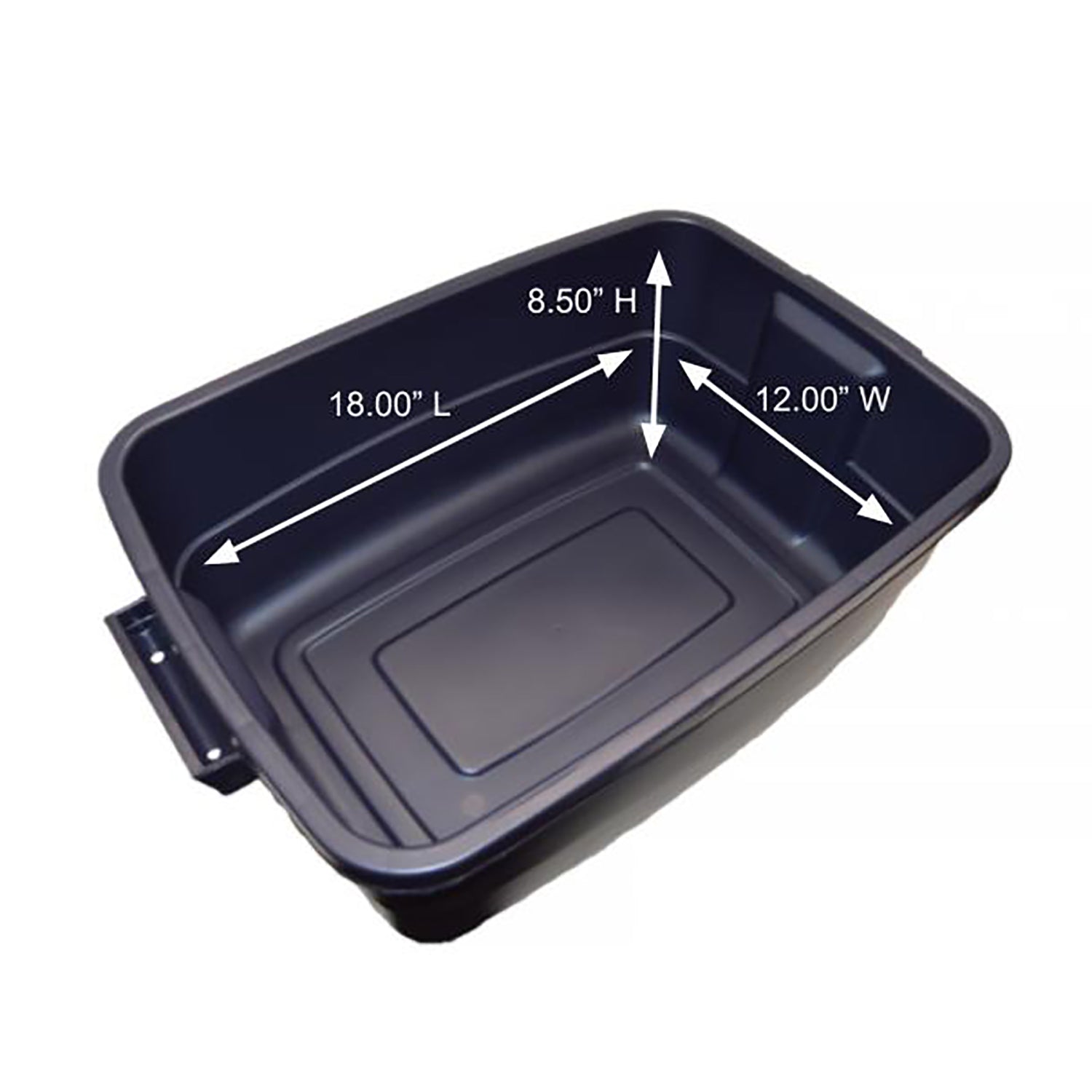 Rubbermaid 10 Gallon Stackable Storage Container, Dark Indigo Metallic (16 Pack)