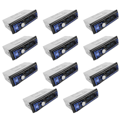 Boss 611UAB Single Din USB/SD AUX Bluetooth Radio Car Stereo Receiver (10 Pack)