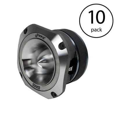 PYLE PDBT31 1.5 Inch 500 Watt 4-Ohm Titanium Super Car Audio Tweeter (10 Pack)