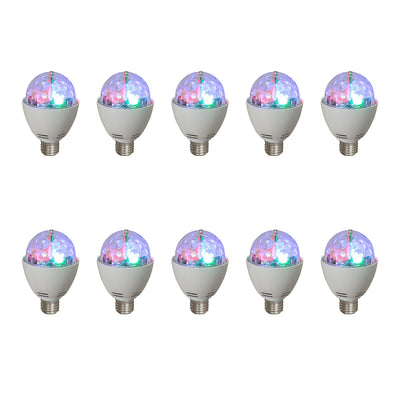 AudioPipe Zebra Sound LED 5 Volt 1 Watt Motor Magic Disco Light Bulb (10 Pack) - VMInnovations