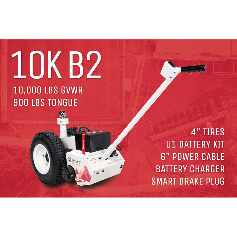 Parkit360 10K B2 Battery Powered Trailer Jack Utility Dolly (Open Box)