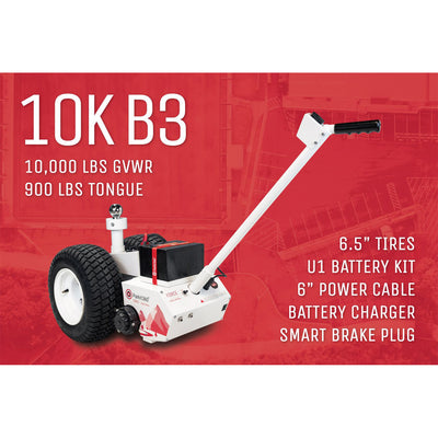 Parkit360 Battery Powered Trailer Jack Utility Dolly for Easy Pulling (Open Box)