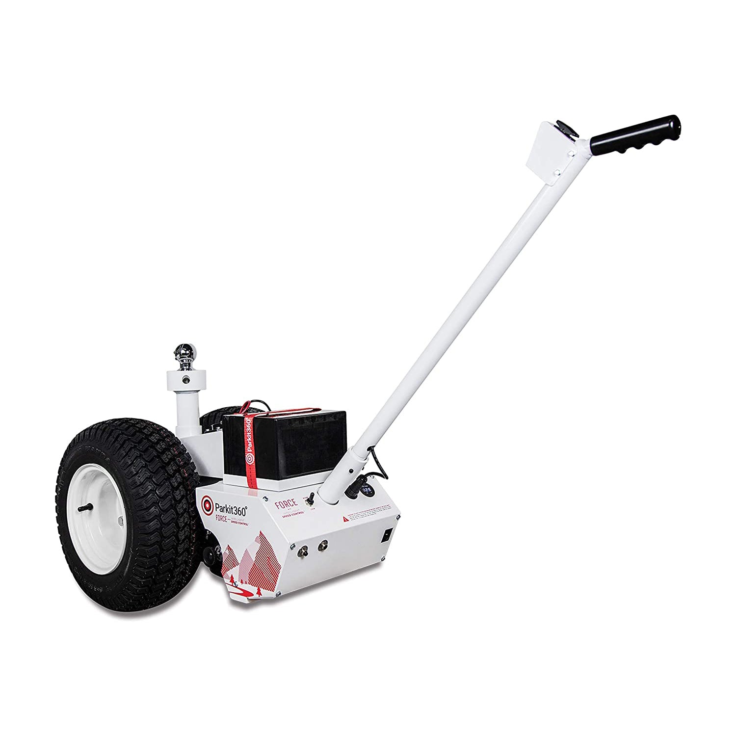 Parkit360 Battery Powered Trailer Jack Utility Dolly for Easy Pulling (Open Box)