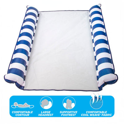 Aqua Leisure Catalina Hammock Inflatable 2 Person Pool Float, Blue